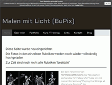 Tablet Screenshot of malenmitlicht.info